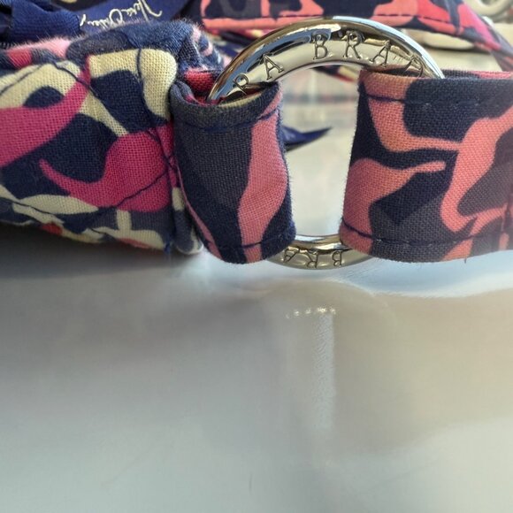 Vera Bradley Triple Zip Hipster crossbody in the retired Katalina Pink pattern. - Picture 12 of 14